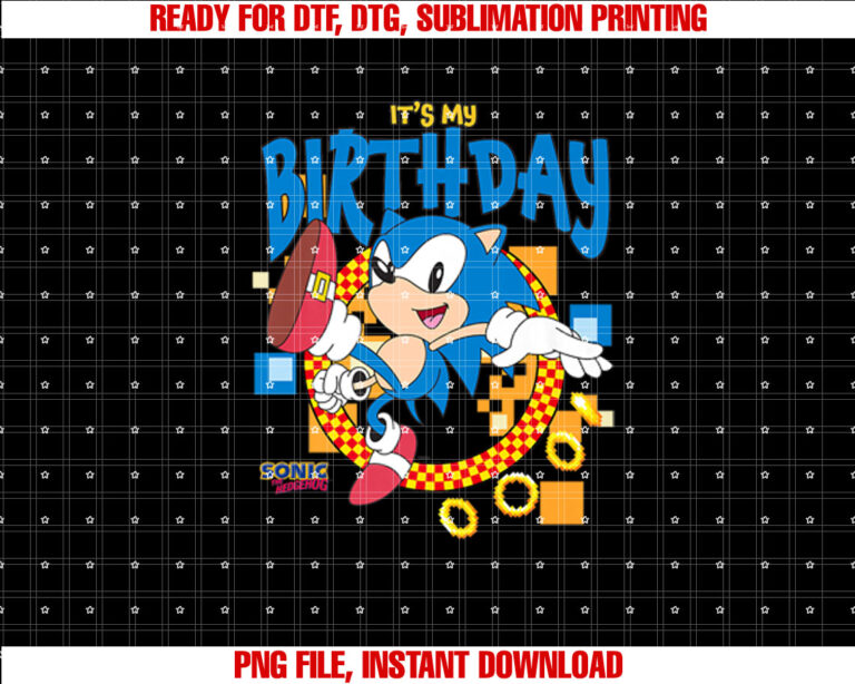 Sonic The Hedgehog Birthday Its My Birthday Cheering Sonic T-shirt