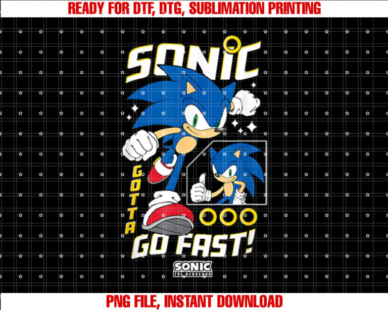 Sonic The Hedgehog Gotta Go Fast Epic Run T-shirt