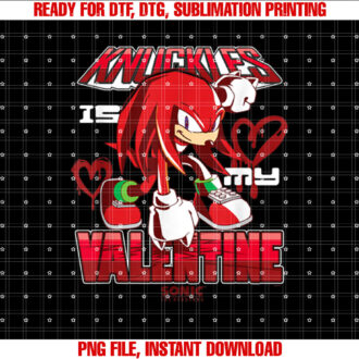 Sonic The Hedgehog Valentines Day Knuckles My Valentine T-shirt