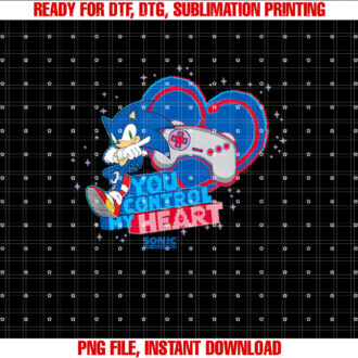 Sonic The Hedgehog Valentines Day You Control My Heart T-shirt