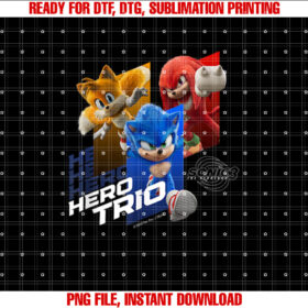 Sonic the Hedgehog 3 Hero Trio T-shirt