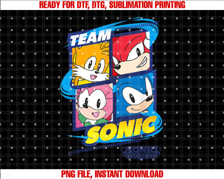 Sonic the Hedgehog Sonic Superstars Team Sonic T-shirt