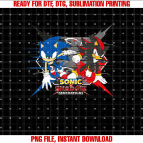 Sonic the Hedgehog Sonic X Shadow Generations Crossing T-shirt