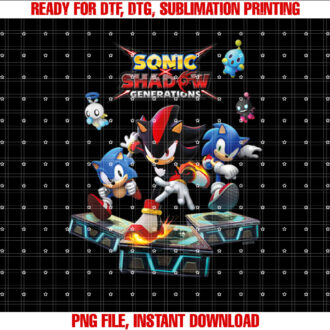 Sonic the Hedgehog Sonic X Shadow Generations Key Art T-shirt