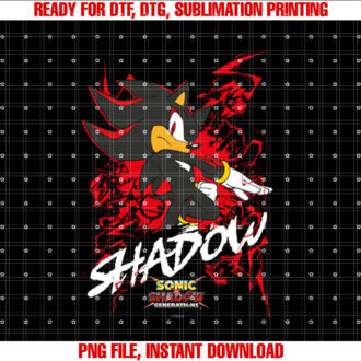 Sonic the Hedgehog Sonic X Shadow Generations Shadow T-shirt
