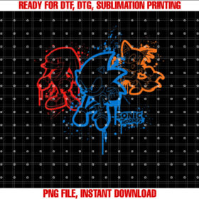Sonic the Hedgehog Spray Paint T-shirt