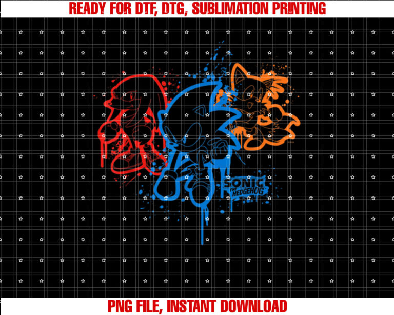 Sonic the Hedgehog Spray Paint T-shirt
