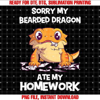 Sorry My Bearded Dragon Ate My Homework Beardie Lizard T-shirt