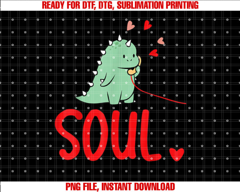 Soul Mates Cute Dinosaur Valentines Day Couples T-shirt