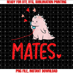 Soul Mates Cute Dinosaur Valentines Day Couples T-shirt