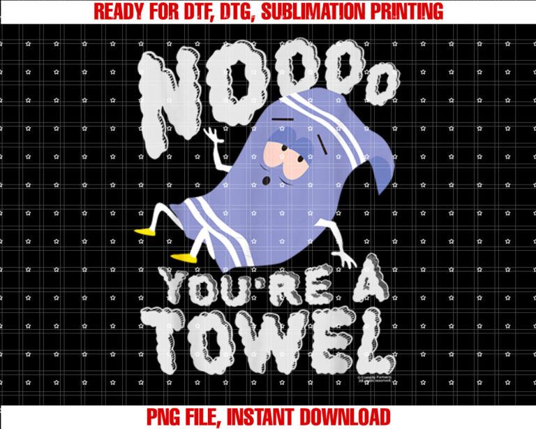South Park Towlie Noooo Youre a Towel T-shirt
