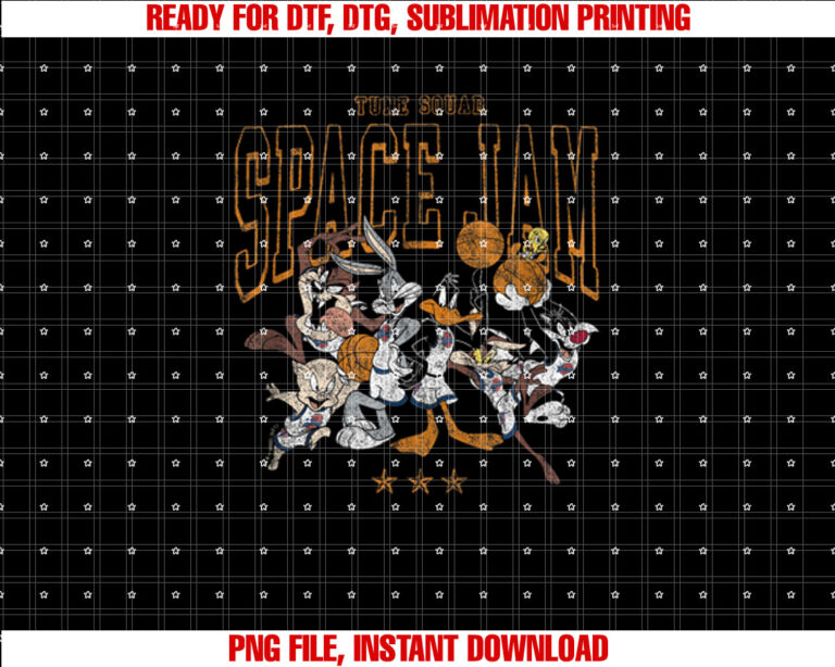 Space Jam Classic Tune Squad Distressed T-shirt