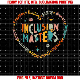 Special Education Teacher Inclusion Matters Autism Awareness T-shirt