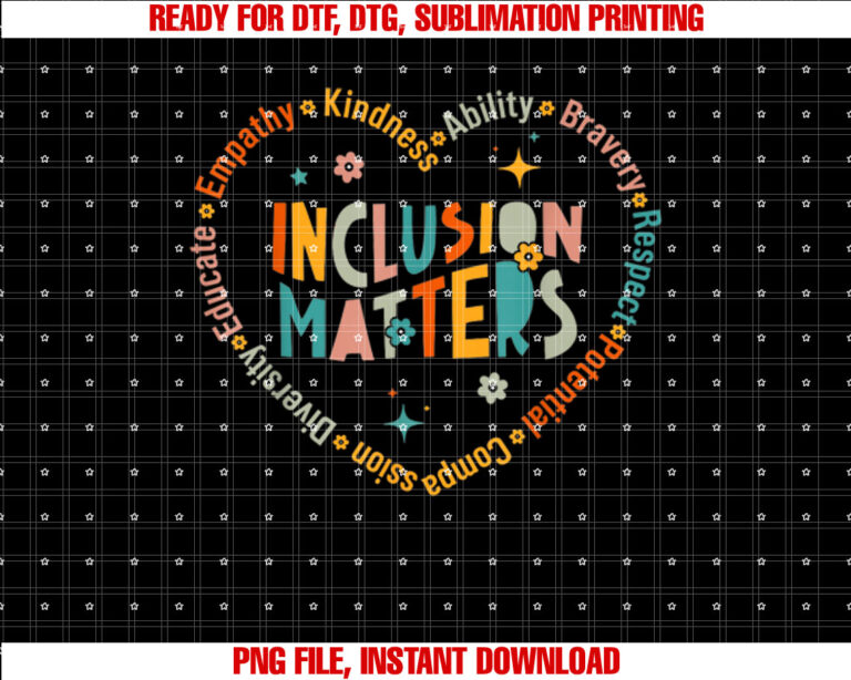 Special Education Teacher Inclusion Matters Autism Awareness T-shirt