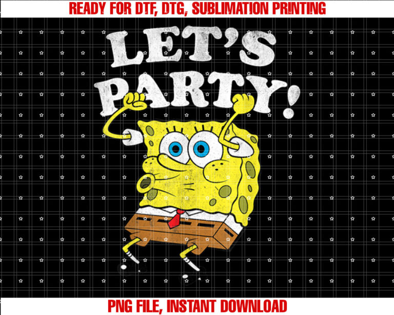 SpongeBob SquarePants Lets Party T-shirt