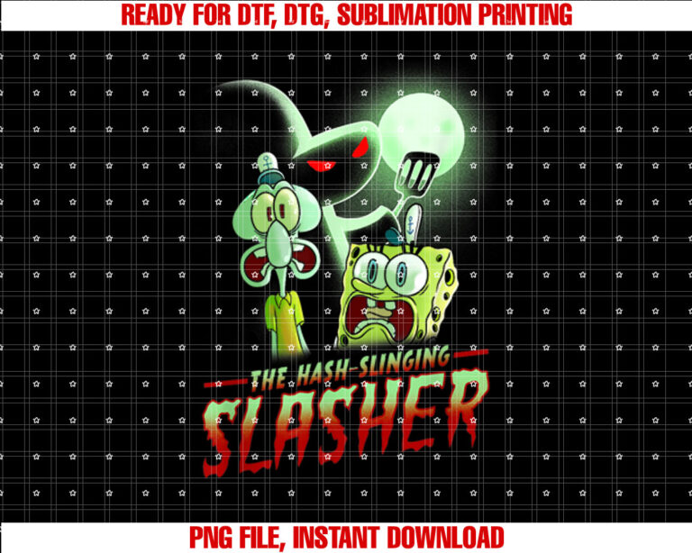 SpongeBob SquarePants The Hash Slinging Slasher Spooky T-shirt