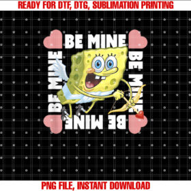 Spongebob Squarepants Valentines Day Cupid Be Mine T-shirt