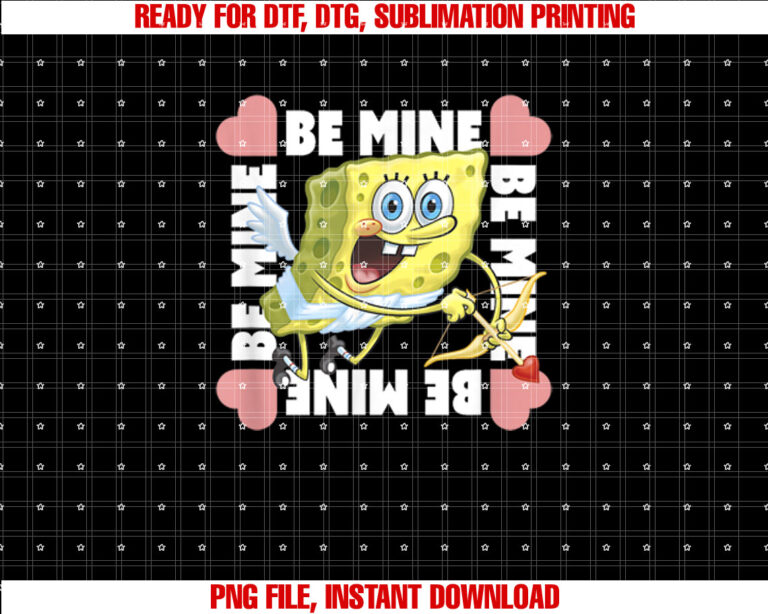 SpongeBob SquarePants Valentines Day Cupid Be Mine T-shirt