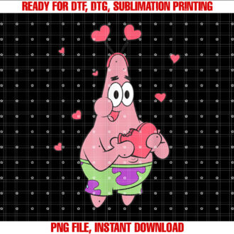 SpongeBob SquarePants Valentines Day Cute Patrick Shot T-shirt