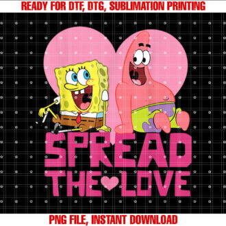Spongebob And Patrick Spread The Love T-shirt