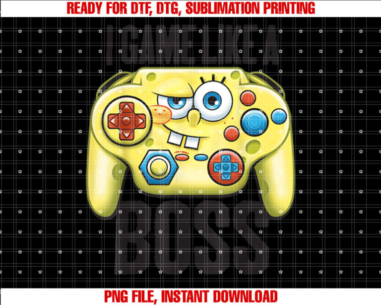 Spongebob SquarePants I Game Like A Boss T-shirt