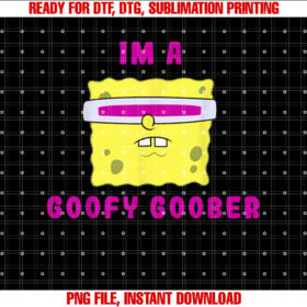 Spongebob Squarepants Im a Goofy Goober Portrait T-shirt