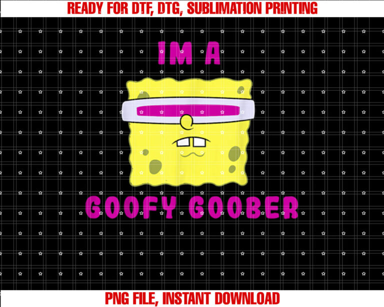 Spongebob Squarepants Im A Goofy Goober Portrait T-shirt
