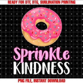 Sprinkle Kindness Donut Lovers Birthday T-shirt