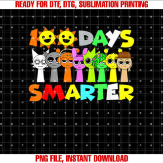 Sprunki 100 Days Smarter Of School 2025 Toys Boys Girls Kids T-shirt