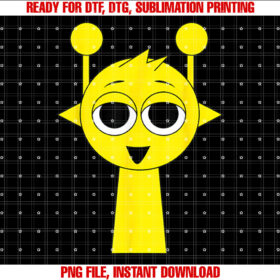 Sprunki Beats Funny Sprunki Game Yellow Character Simon T-shirt