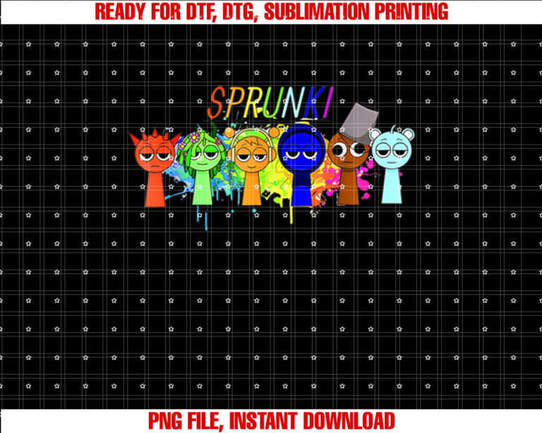 Sprunki Beats Funny Sprunki team Sprunki Game For Kids T-shirt