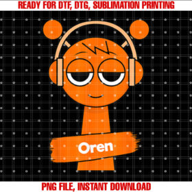 Sprunki Oren Orange T-shirt