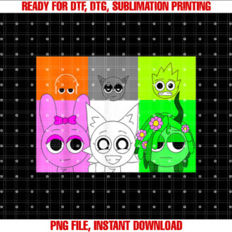 Sprunki team Characters for Kids Sprunki Funny T-shirt