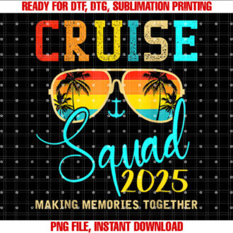 Squad Crew Cruise 2025 Summer Vacation Family Group T-shirt
