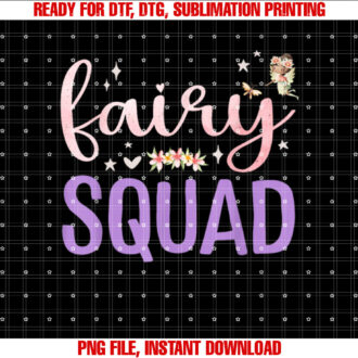 Squad Magical Floral Team Fairy Birthday Whimsical Fairytale T-shirt