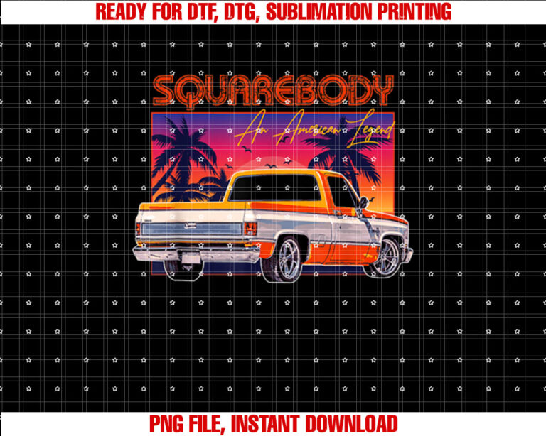 Squarebody C10 Retro Classic An American Legend Square body T-shirt