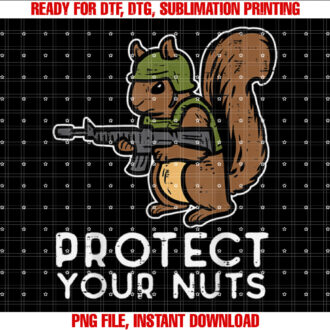 Squirrel Protect Your Nuts Funny Chipmunk Men Women Boy Kids T-shirt