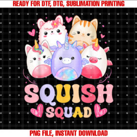 Squish Squad Birthday for Girls Kids Toddlers T-shirt