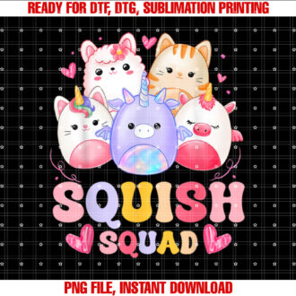 Squish Squad Birthday For Girls Kids Toddlers T-shirt