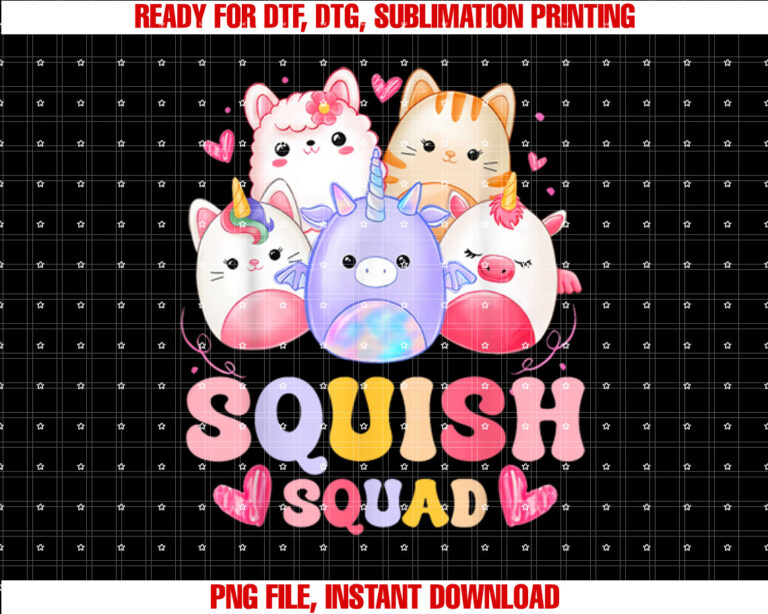 Squish Squad Birthday For Girls Kids Toddlers T-shirt
