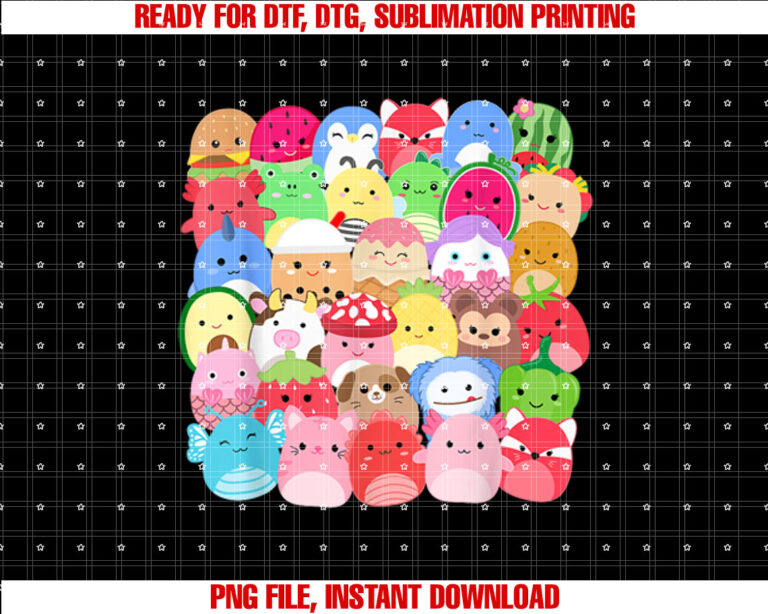 Squish Squad Mallow Soft Toy Gifts Cute for Kids Boy Girls T-shirt
