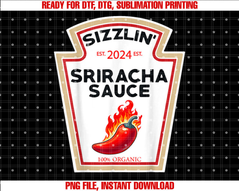 Sriracha Sauce DIY Halloween 2025 Costume Group Condiments T-shirt