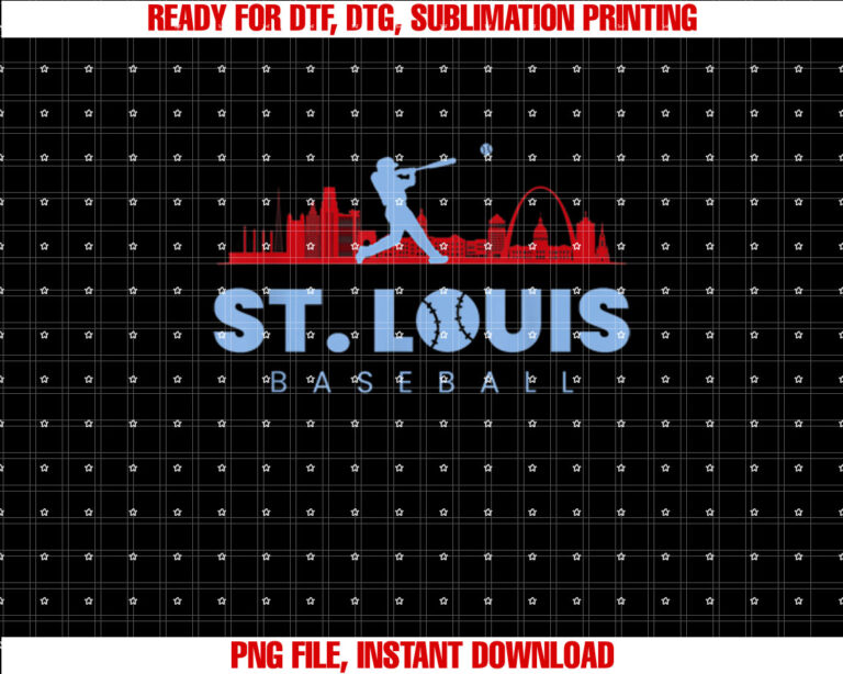 St Louis Baseball Vintage Minimalist Retro Baseball Lover T-shirt