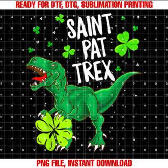 St Pat Trex T Rex St Patricks Day Dinosaur Gifts T-shirt