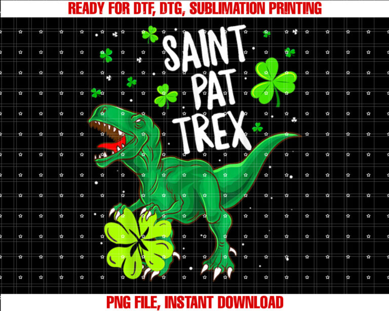 St Pat Trex T Rex St Patricks Day Dinosaur Gifts T-shirt