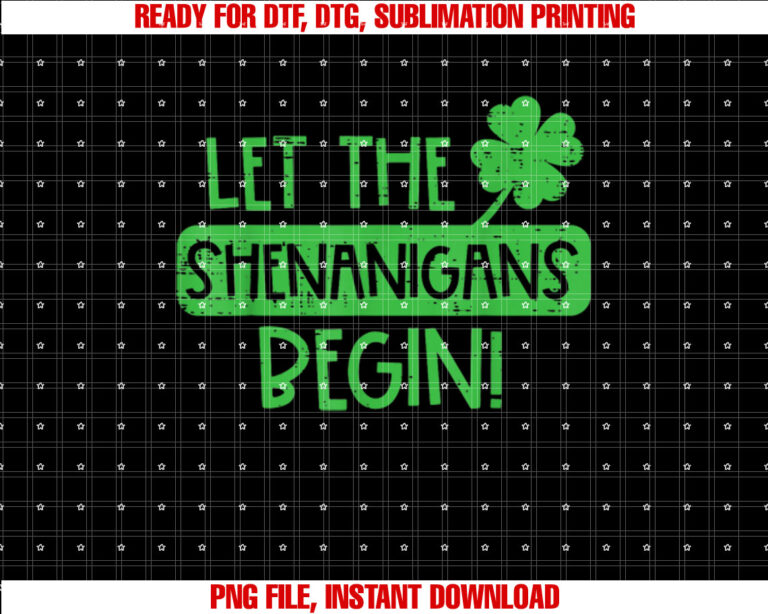 St Patricks Day Let The Shenanigans Begin Men Women Kids T-shirt