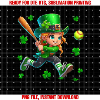 St Patricks Day Man Playing Softball Shamrocks Player Team T-shirt