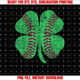 St Patricks Day Shamrock Baseball Saint Paddys T-shirt