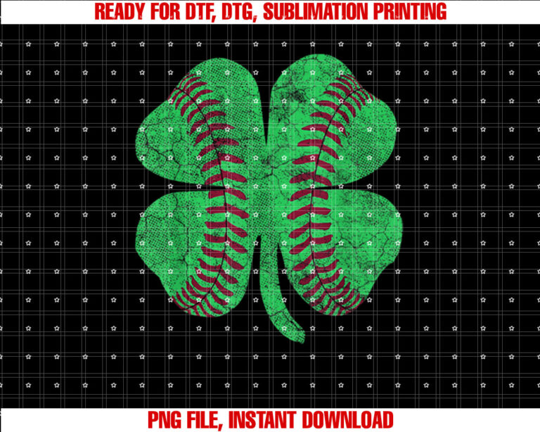St Patricks Day Shamrock Baseball Saint Paddys T-shirt