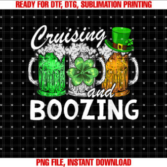 St Patricks Day Cruising Boozing Funny Drinking Cruise T-shirt